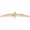 Ekena Millwork Bellingham Rough Sawn Timber Gable Bracket, Douglas Fir, 60"W x 12"H x 4"D x 4"F, 5/12 Pitch GBW060X12X0404BEL00RDF - alternate 5